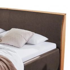 Loftscape Polsterbett Ruth - Braun / Eiche - 140 x 200cm -Deutschland Betten Verkäufe 2022 1000268655 210618 12205800127 DETAILS P000000001000268655