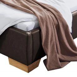 Loftscape Polsterbett Ruth - Braun / Eiche - 140 x 200cm -Deutschland Betten Verkäufe 2022 1000268655 210618 12205800128 DETAILS P000000001000268655