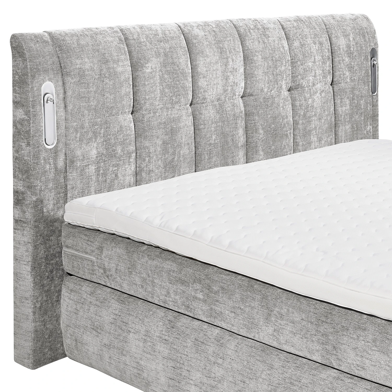 Loftscape Boxspringbett Liverpool - Hellgrau - 160 x 200cm 9 Loftscape Boxspringbett Liverpool - Hellgrau - 160 x 200cm – Bild 7