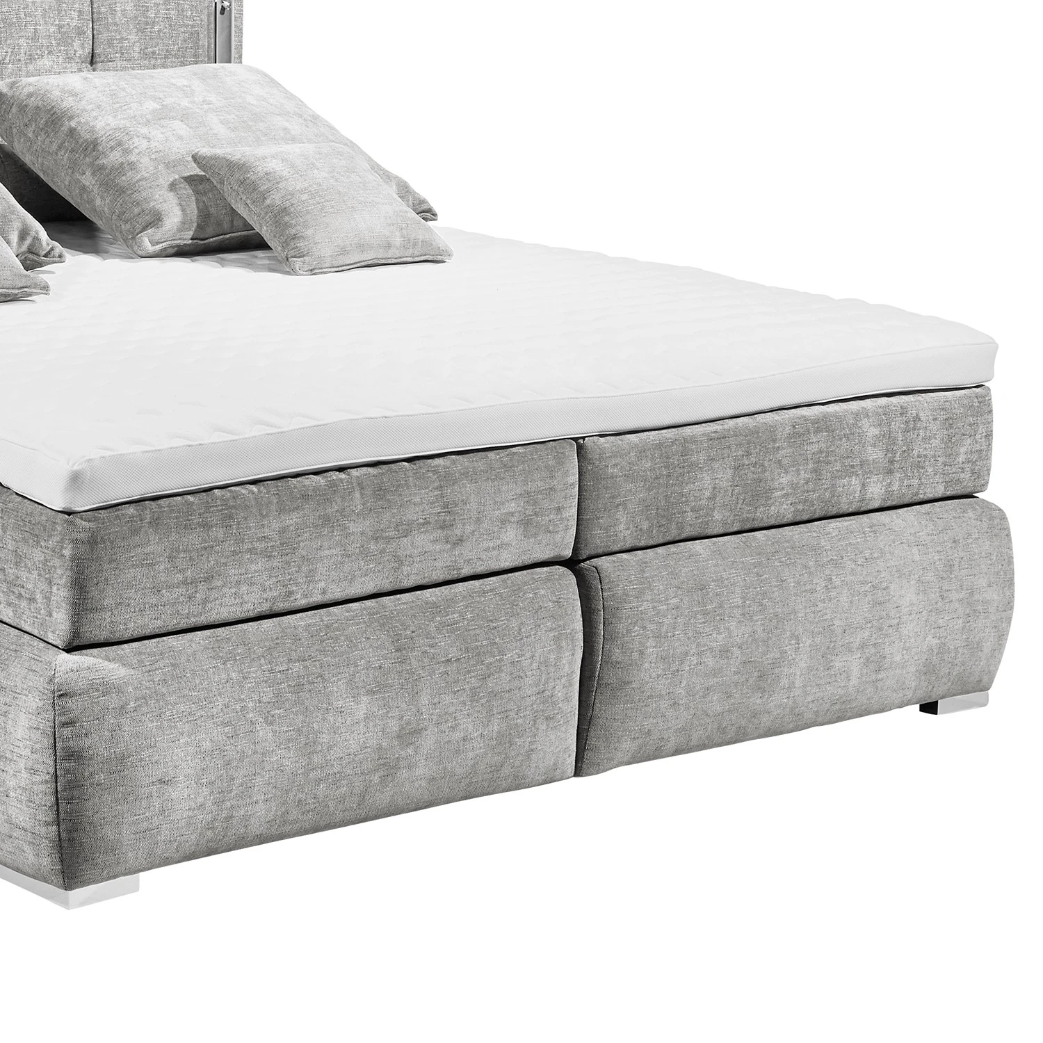 Loftscape Boxspringbett Liverpool - Hellgrau - 160 x 200cm 11 Loftscape Boxspringbett Liverpool - Hellgrau - 160 x 200cm – Bild 9
