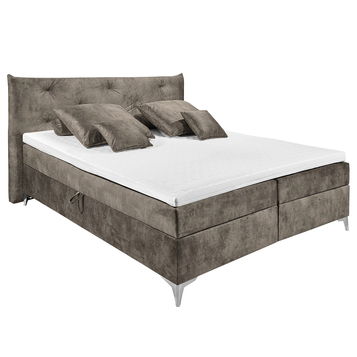 Loftscape Polsterbett Retford - Steingrau - 180 x 200cm 3 Loftscape Polsterbett Retford - Steingrau - 180 x 200cm