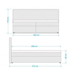 Loftscape Polsterbett Stamford - 180 x 200cm -Deutschland Betten Verkäufe 2022 1000281896 210916 10545900639 SKETCH DETAILS P000000001000281896 sketch