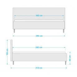 Meise.möbel Polsterbett Mattis II - Grau - 180 x 200cm -Deutschland Betten Verkäufe 2022 1000285792 210824 13330300051 SKETCH DETAILS P000000001000285792 sketch