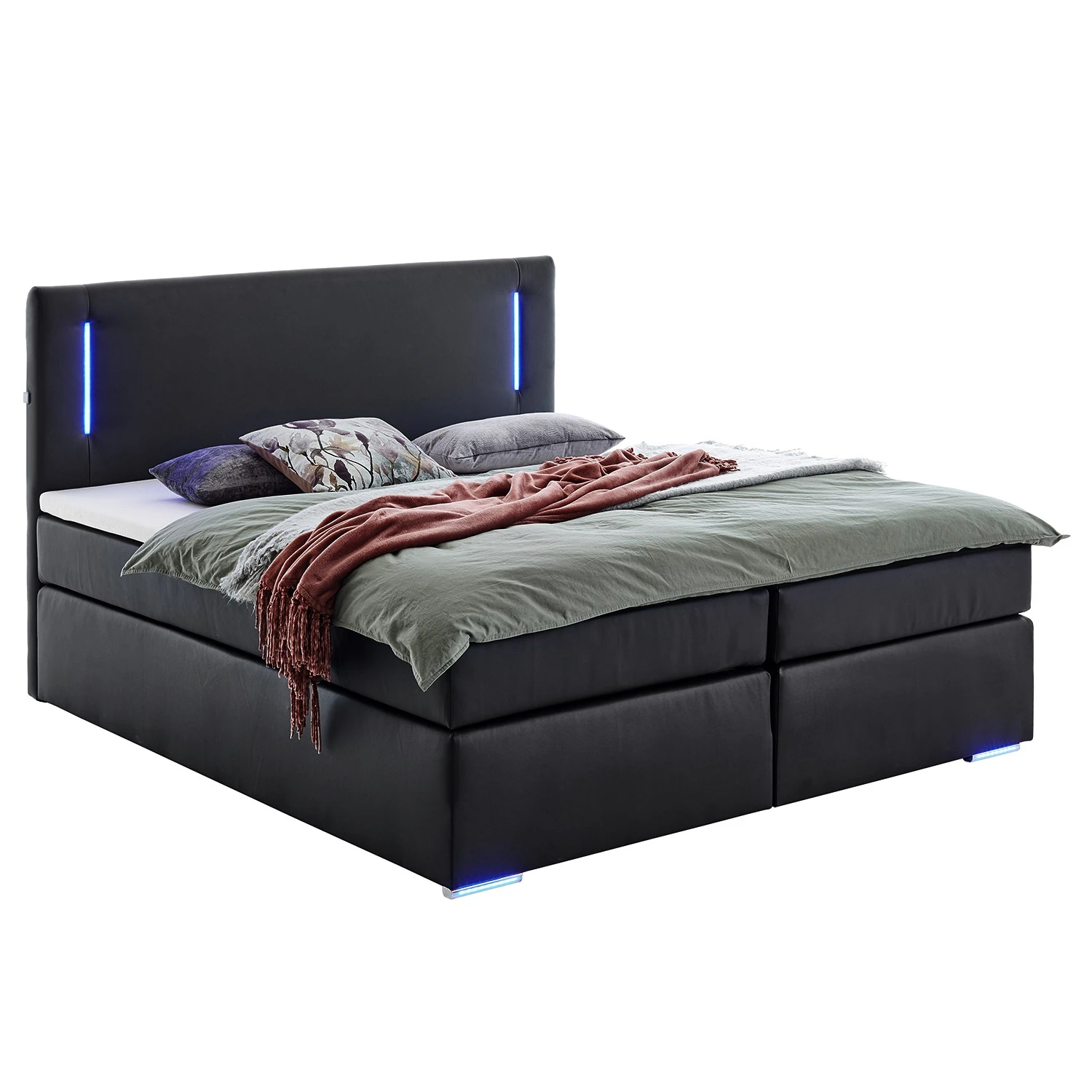 Loftscape Boxspringbett Flashlight II - Schwarz - 160 x 200cm - Ohne Stauraum 3 Loftscape Boxspringbett Flashlight II - Schwarz - 160 x 200cm - Ohne Stauraum