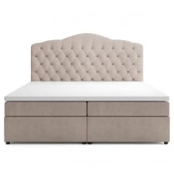 Loftscape Boxspringbett Miriam - Beige - 200 x 200cm -Deutschland Betten Verkäufe 2022 1000294472 220223 035 DETAILS P000000001000294472