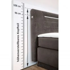 Loftscape Boxspringbett Michel - Grau -Deutschland Betten Verkäufe 2022 1000297596 211005 14313100090 DETAILS P000000001000297596