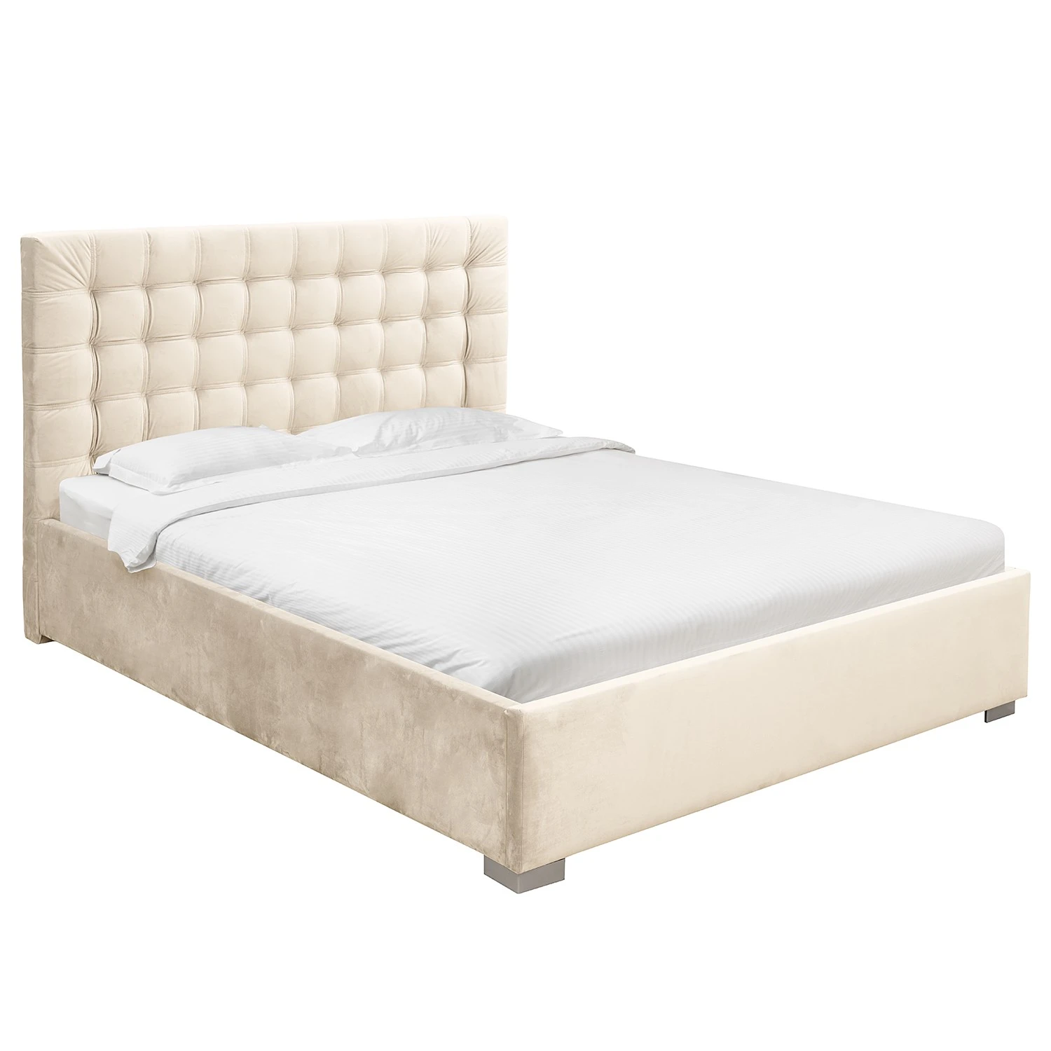 Loftscape Polsterbett Franky - Creme - 160 x 200cm - Mit Stauraum 3 Loftscape Polsterbett Franky - Creme - 160 x 200cm - Mit Stauraum