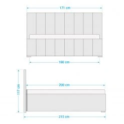 Loftscape Polsterbett Franky - Creme - 160 x 200cm - Mit Stauraum 13 Loftscape Polsterbett Franky - Creme - 160 x 200cm - Mit Stauraum -Deutschland Betten Verkäufe 2022 1000307085 220223 500 SKETCH DETAILS P000000001000307085 sketch