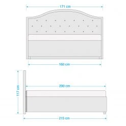 Loftscape Polsterbett Barrydale -Deutschland Betten Verkäufe 2022 1000307103 220204 12542900500 SKETCH DETAILS P000000001000307103 sketch