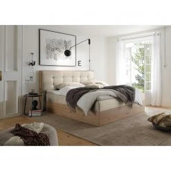 Loftscape Polsterbett Skaland - Microfaser Zari: Creme -Deutschland Betten Verkäufe 2022 1000307939 211217 11310300304 MOOD DETAILS P000000001000307939 mood