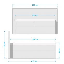 Loftscape Polsterbett Skaland - Microfaser Zari: Creme -Deutschland Betten Verkäufe 2022 1000307939 211217 113316001026 SKETCH DETAILS P000000001000307939 sketch