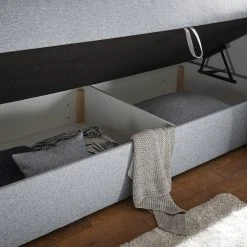 Loftscape Polsterbett Lolland - Webstoff Denga: Silber -Deutschland Betten Verkäufe 2022 1000307941 211217 11311500374 DETAILS P000000001000307941