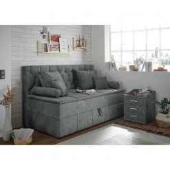 Loftscape Polsterbett Madras - Microfaser Salvo: Grau -Deutschland Betten Verkäufe 2022 1000307947 211217 11312600343 MOOD DETAILS P000000001000307947 mood