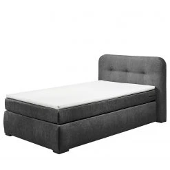 Loftscape Boxspringbett Le Roy - Microvelours Thala: Anthrazit - 120 x 200cm -Deutschland Betten Verkäufe 2022 1000307953 211217 11315100398 DETAILS P000000001000307953