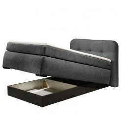 Loftscape Boxspringbett Le Roy - Microvelours Thala: Anthrazit - 120 x 200cm -Deutschland Betten Verkäufe 2022 1000307953 211217 11315500416 DETAILS P000000001000307953