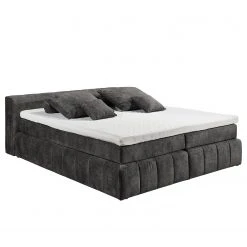 Loftscape Boxspringbett Corryton - Microfaser Inga: Dunkelgrau - 140 x 200cm