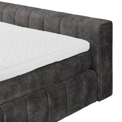 Loftscape Boxspringbett Corryton - Microfaser Inga: Dunkelgrau - 140 x 200cm -Deutschland Betten Verkäufe 2022 1000307986 211217 11334300618 DETAILS P000000001000307986