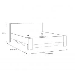 Loftscape Bettgestell Thornton -Deutschland Betten Verkäufe 2022 1000311700 211126 150051000572 SKETCH DETAILS P000000001000311700 sketch
