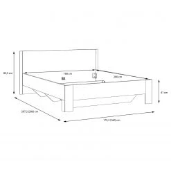 Loftscape Bettgestell Thornton -Deutschland Betten Verkäufe 2022 1000311700 211126 150051000574 SKETCH DETAILS P000000001000311700 sketch