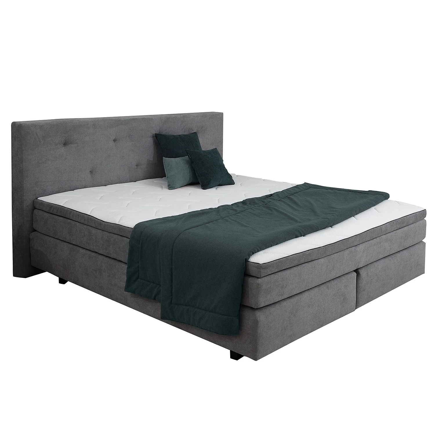 Loftscape Boxspringbett Longsland - Grau - 180 x 200cm 3 Loftscape Boxspringbett Longsland - Grau - 180 x 200cm