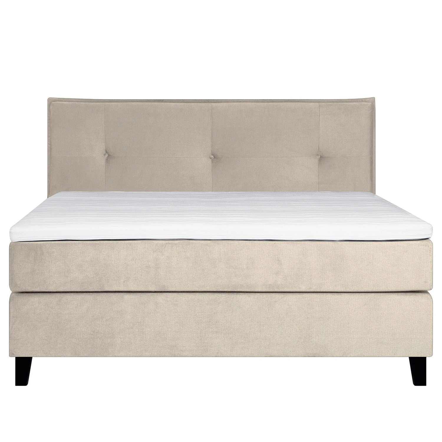 Loftscape Boxspringbett Langfort - Beige - 180 x 200cm 4 Loftscape Boxspringbett Langfort - Beige - 180 x 200cm – Bild 2