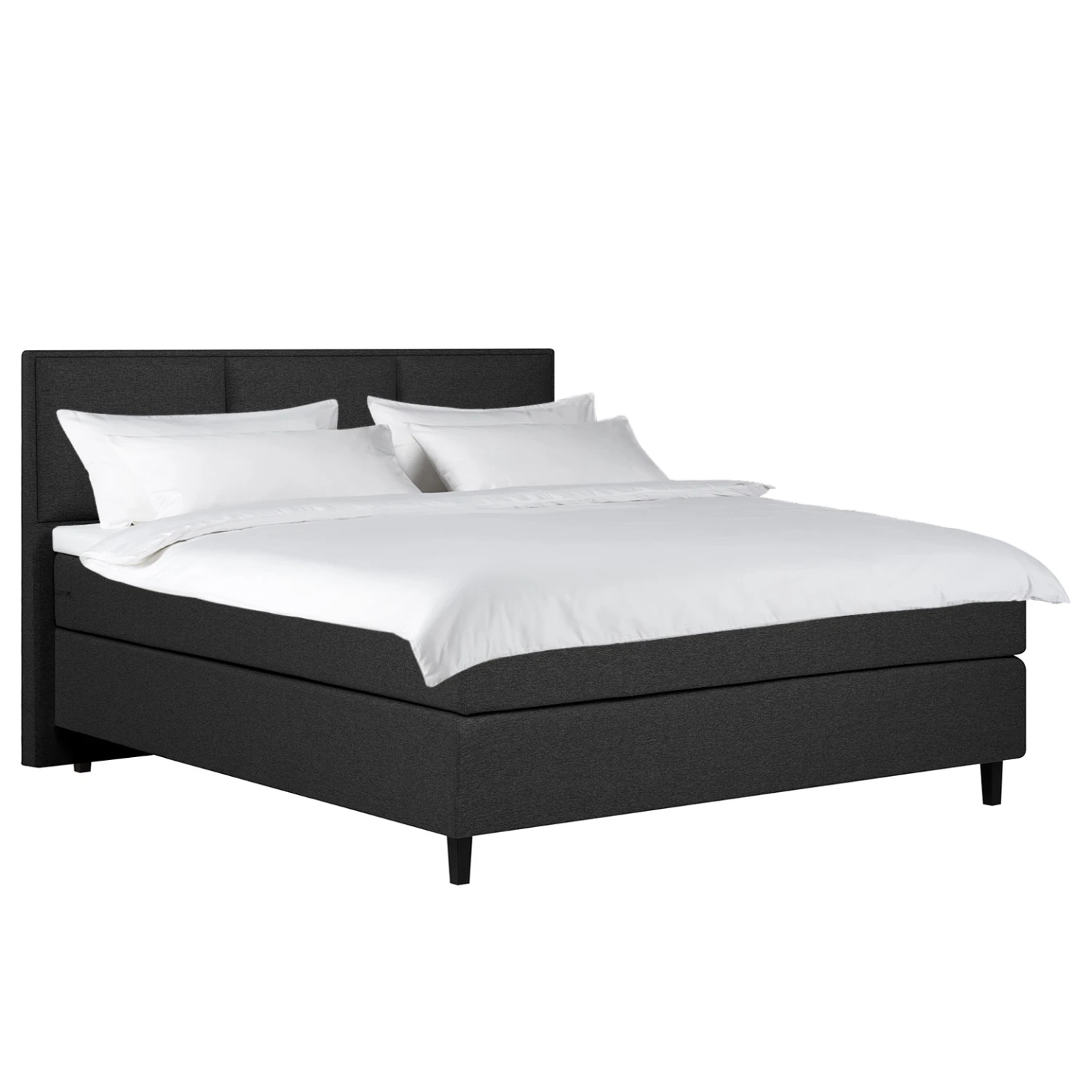 Loftscape Boxspringbett Paule - Schwarz - 160 x 210cm 3 Loftscape Boxspringbett Paule - Schwarz - 160 x 210cm