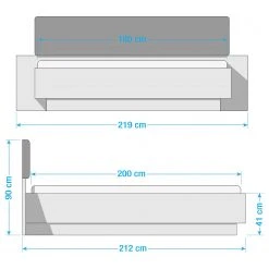 Bettgestell Jördis II -Deutschland Betten Verkäufe 2022 1000324979 220117 082158000587 SKETCH DETAILS P000000001000324979 sketch