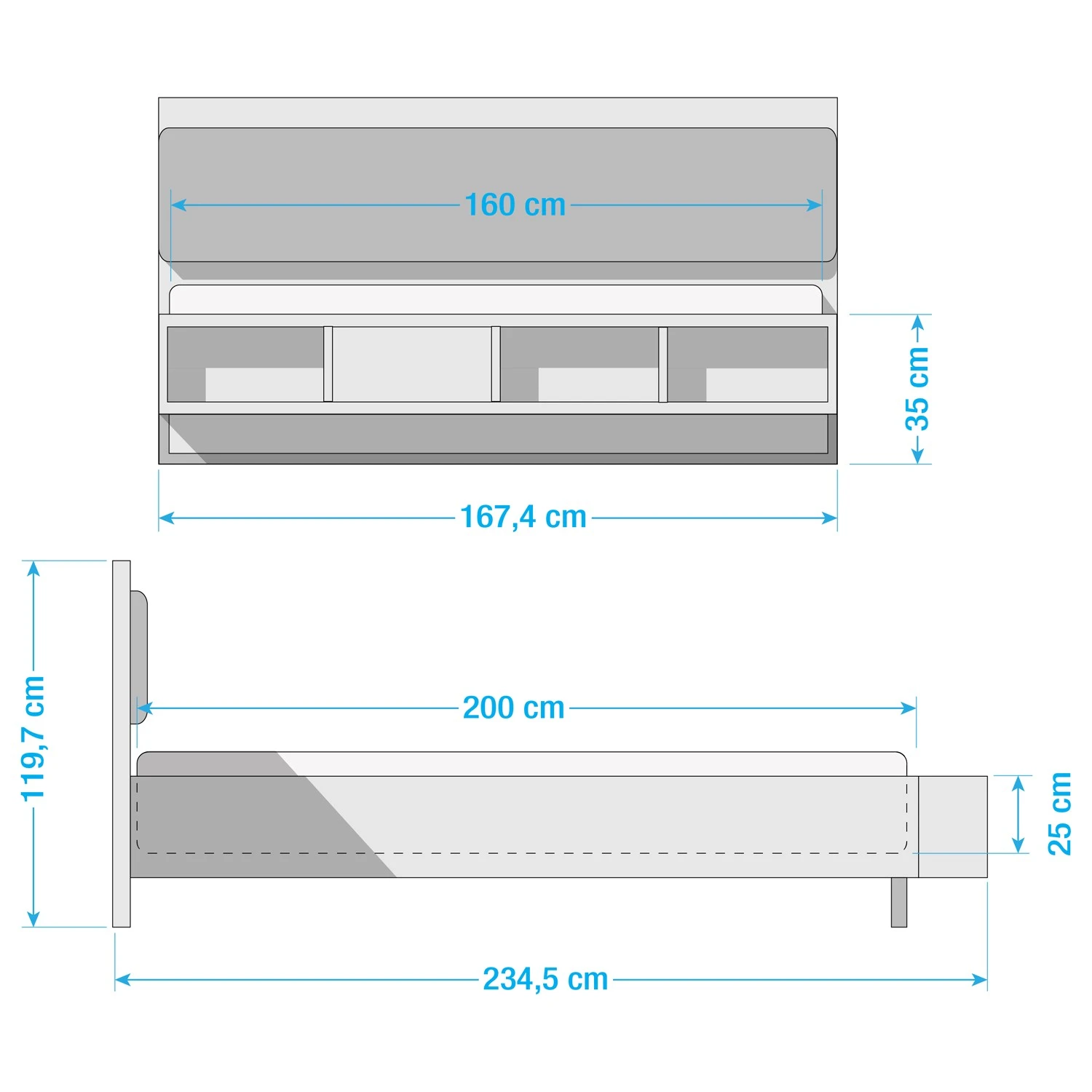 Loftscape Bettgestell Merkin 9 Loftscape Bettgestell Merkin – Bild 7