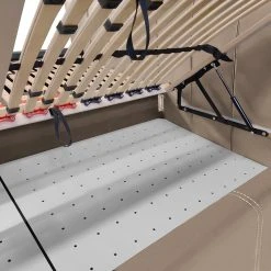 Mørteens Polsterbett Larisa - Samt Ravi: Beige - 180 x 200cm - Mit Stauraum -Deutschland Betten Verkäufe 2022 1000325157 220217 090 DETAILS P000000001000325157