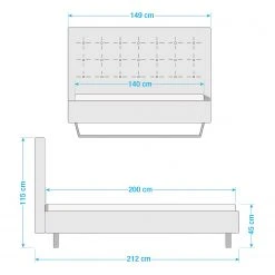 Neue Modular Polsterbett Fano I - 140 x 200cm 7 Neue Modular Polsterbett Fano I - 140 x 200cm -Deutschland Betten Verkäufe 2022 1000330234 220211 500 SKETCH DETAILS P000000001000330234 sketch
