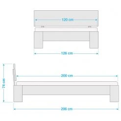 Neue Modular Bettgestell Perleto - 120 x 200cm -Deutschland Betten Verkäufe 2022 1000330235 220211 500 SKETCH DETAILS P000000001000330235 sketch