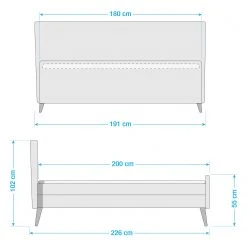 Loftscape Boxspringbett Perez - Rosa - 180 x 200cm 7 Loftscape Boxspringbett Perez - Rosa - 180 x 200cm -Deutschland Betten Verkäufe 2022 1000340261 220506 500 SKETCH DETAILS P000000001000340261 sketch