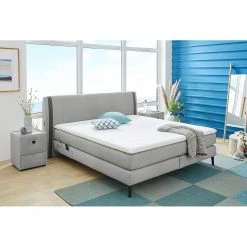 Loftscape Boxspringbett Nirvana - Hellgrau - Doppelmatratze H3/H4 13 Loftscape Boxspringbett Nirvana - Hellgrau - Doppelmatratze H3/H4 -Deutschland Betten Verkäufe 2022 1000340267 220321 021 MOOD DETAILS P000000001000340267 mood