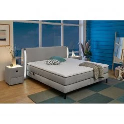 Loftscape Boxspringbett Nirvana - Hellgrau - Doppelmatratze H3/H4 14 Loftscape Boxspringbett Nirvana - Hellgrau - Doppelmatratze H3/H4 -Deutschland Betten Verkäufe 2022 1000340267 220321 022 MOOD DETAILS P000000001000340267 mood