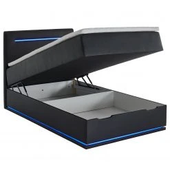 Meise.möbel Boxspringbett Sunshine - Schwarz - 140 x 200cm -Deutschland Betten Verkäufe 2022 1000343744 220420 030 DETAILS P000000001000343744