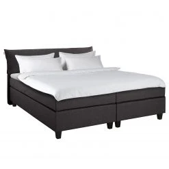 Tom Tailor Boxspringbett Color Box - Stoff TBO: 9 anthrazite - 160 x 200cm - H3 - Unifarben