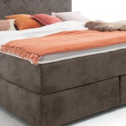 Meise.möbel Boxspringbett New York - Taupe - 160 x 200cm - H2 -Deutschland Betten Verkäufe 2022 1000347280 220427 030 DETAILS P000000001000347280