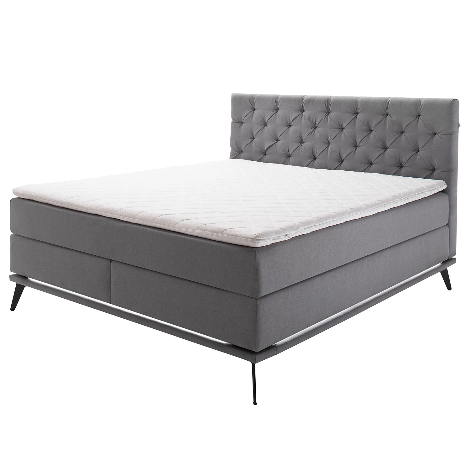 Meise.möbel Boxspringbett Milano - Lichtgrau - 160 x 200cm - H3 8 Meise.möbel Boxspringbett Milano - Lichtgrau - 160 x 200cm - H3 – Bild 6