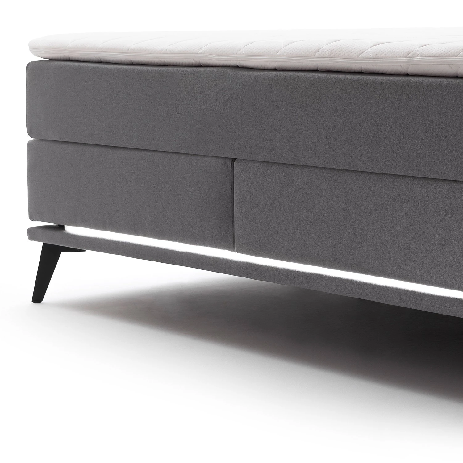 Meise.möbel Boxspringbett Milano - Lichtgrau - 160 x 200cm - H3 10 Meise.möbel Boxspringbett Milano - Lichtgrau - 160 x 200cm - H3 – Bild 8