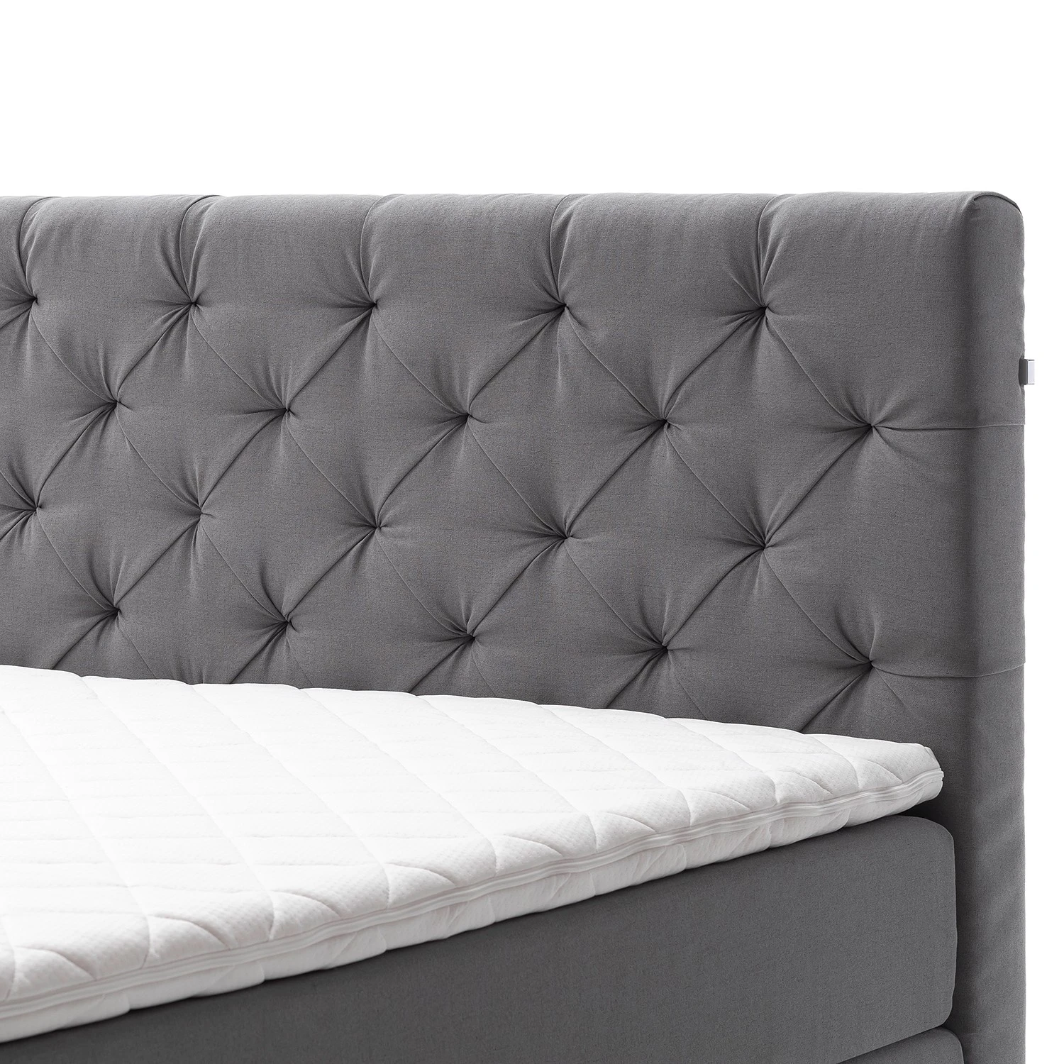 Meise.möbel Boxspringbett Milano - Lichtgrau - 160 x 200cm - H3 11 Meise.möbel Boxspringbett Milano - Lichtgrau - 160 x 200cm - H3 – Bild 9