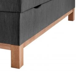 Meise.möbel Boxspringbett Catania - Webstoff Meara: Anthrazit - 120 x 200cm -Deutschland Betten Verkäufe 2022 1000347471 220505 031 DETAILS P000000001000347471