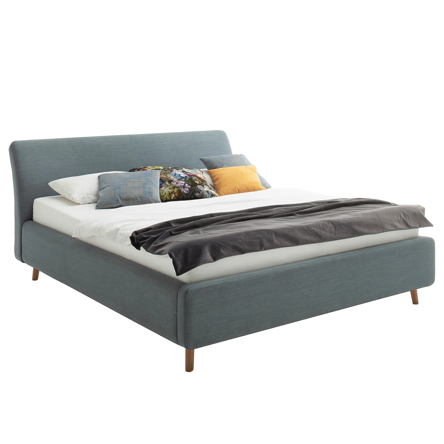 Meise.möbel Polsterbett Mila I - Grau - 180 x 200cm 3 Meise.möbel Polsterbett Mila I - Grau - 180 x 200cm