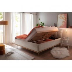 Meise.möbel Polsterbett Mila II - Beige / Eiche Natur - 180 x 200cm -Deutschland Betten Verkäufe 2022 1000350958 220622 021 MOOD DETAILS P000000001000350958 mood