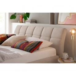 Meise.möbel Polsterbett Mila II - Beige / Eiche Natur - 180 x 200cm -Deutschland Betten Verkäufe 2022 1000350958 220622 040 DETAILS P000000001000350958