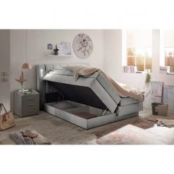 Loftscape Boxspringbett Smithers - Microvelours Thala: Silber -Deutschland Betten Verkäufe 2022 1000352948 220602 021 MOOD DETAILS P000000001000352948 mood