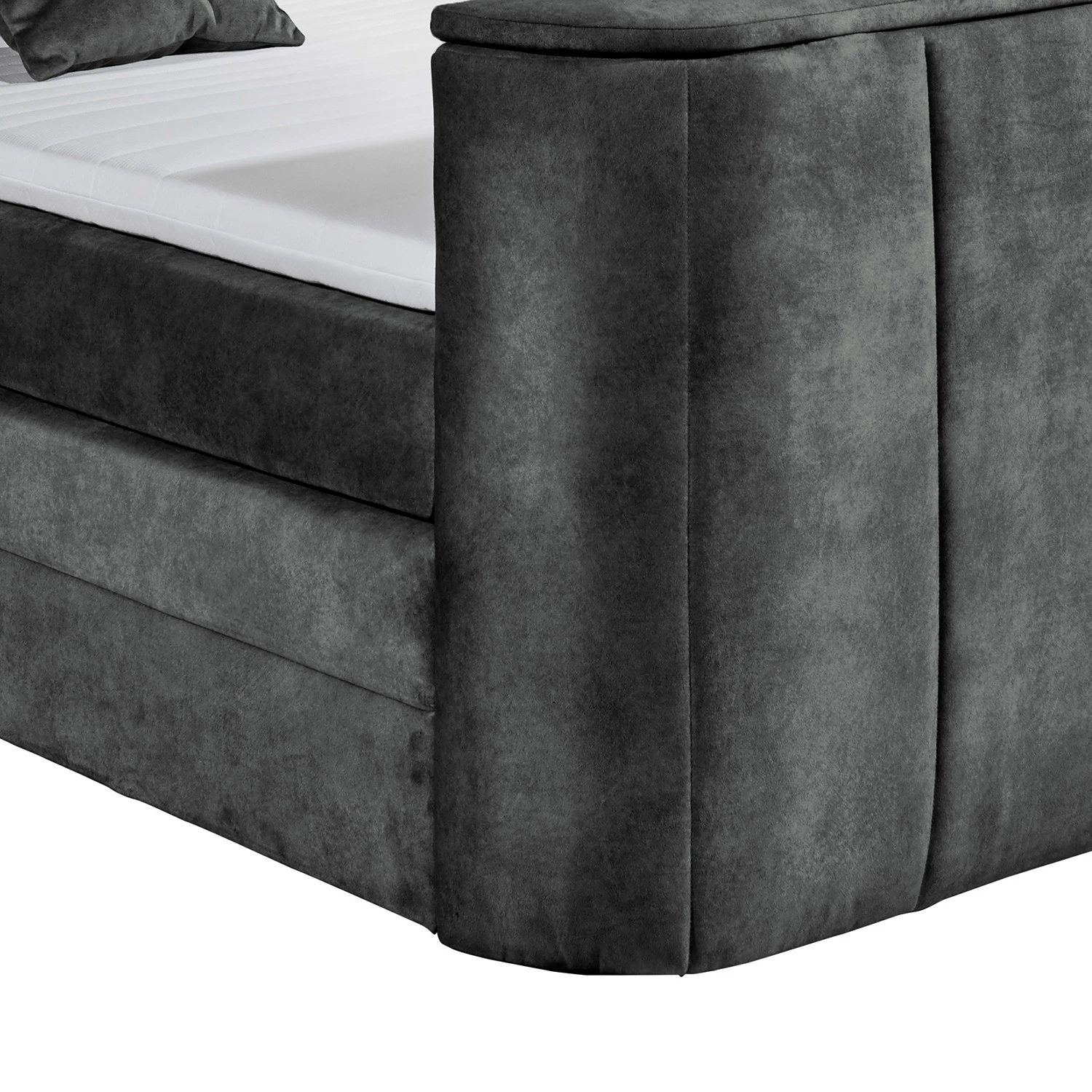 Loftscape Boxspringbett Touch II - Microfaser Salvo: Anthrazit 12 Loftscape Boxspringbett Touch II - Microfaser Salvo: Anthrazit – Bild 10
