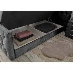 Loftscape Boxspringbett Stony Hill - Microfaser Salvo: Anthrazit -Deutschland Betten Verkäufe 2022 1000352952 220602 040 DETAILS P000000001000352952 1