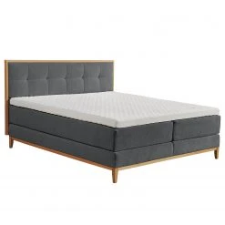 Loftscape Boxspringbett Sylte - Webstoff Raya: Anthrazit -Deutschland Betten Verkäufe 2022 1000352971 220602 030 DETAILS P000000001000352971