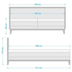 Loftscape Boxspringbett Sylte - Webstoff Raya: Anthrazit -Deutschland Betten Verkäufe 2022 1000352971 220602 500 SKETCH DETAILS P000000001000352971 sketch