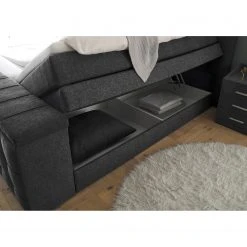 Loftscape Boxspringbett Trönö I - Microvelours Thala: Anthrazit -Deutschland Betten Verkäufe 2022 1000352981 220602 050 DETAILS P000000001000352981